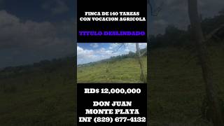 Finca de 140 tareas fincasyterrenosrd [upl. by Younger]