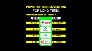 Best stocks for long term investment 🤑  best stocks for long term stockmarket [upl. by Bolt860]