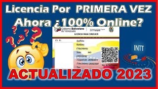 ✅COMO sacar 💥LICENCIA DE CONDUCIR por primera VEZ por Internet NUEVO PROCECIMIENTO y Requisitos 2023 [upl. by Einatirb]