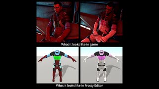 Frosty Editor  Mass Effect Andromeda  Editing Outfit Colours via EBX edit within the Editor [upl. by Deny]