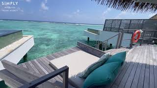 Six Senses Kanuhura Maldives  Water Villa with Pool Room Tour [upl. by Rehprotsirhc]