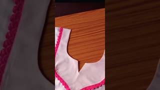 Neck design very easy and beautiful neck design stitchingytshortsvideo sewinghacks [upl. by Hinkel]