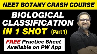 Biological Classification in 1 Shot Part 1  All Theory Tricks amp PYQs  Class 11  NEET [upl. by Ylram]