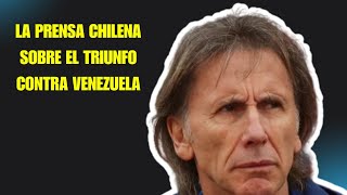 Así reacciona la prensa chilena al triunfo de CHILE sobre VENEZUELA [upl. by Mayda]