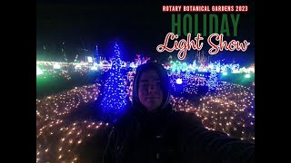 Rotary Botanical Gardens 2023 Holiday Light Show [upl. by Isabella701]