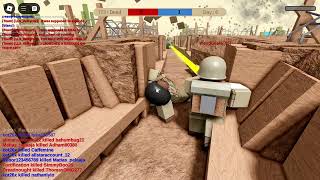 Surviving in the trenches  Roblox [upl. by Meit]