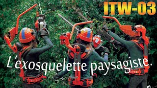 Exosquelette EXHAUSS HPXO pour paysagiste  CHARAMATHIEU Espaces Verts ITW 3 [upl. by Dnalyk]