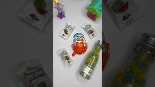 Chewy Candy 🍬 Kinder Joy Gems Popsicle shotrs youtubeshort shortsvideoviral [upl. by Humfrid]