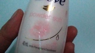 FAST REVIEW Dove Powder Soft Whitening AntiPerspirant amp Deodorant [upl. by Odranar38]