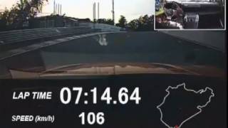 Lexus LFA Nürburgring Package sets record Nordschleife time [upl. by Ellenrad]