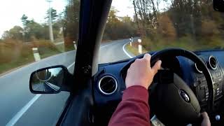 Ford Fiesta ST150 on the twisties uphill [upl. by Analat754]