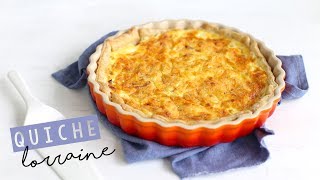 RECEPT Quiche Lorraine  LEKKER EN SIMPEL [upl. by Niwrek659]