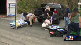 Second Harvest Food Bank delivers donations in Watauga County [upl. by Nolyaw]