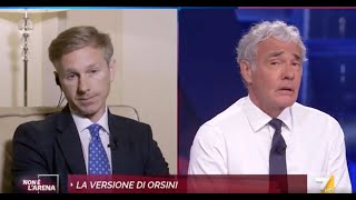 Massimo Giletti intervista il Prof Orsini  Lintervista integrale a Non è lArena [upl. by Pearman]