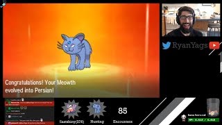 Shiny Alolan Meowth via SOS evolves into Alolan Persian in Pokemon Sun and Moon [upl. by Violetta293]