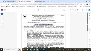 HOA Addendum Texas Explained [upl. by Katuscha]