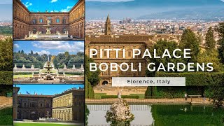 Pitti Palace and Boboli Gardens Florence Italy 🇮🇹  4K walking tour [upl. by Ravid375]