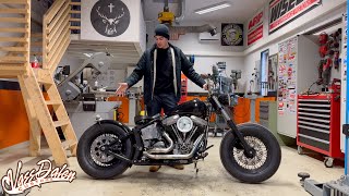 HarleyDavidson Softail Bobber build part 3 [upl. by Carmina]