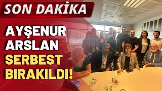 SON DAKİKA Ayşenur Arslan ifadesinin ardından serbest bırakıldı İşte ilk görüntüler [upl. by Anyala169]