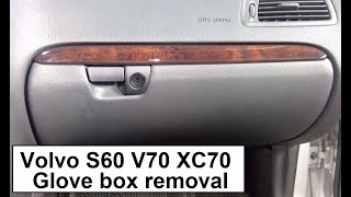 Volvo S60 V70 Glove Box removal 20012009 [upl. by Ylra]