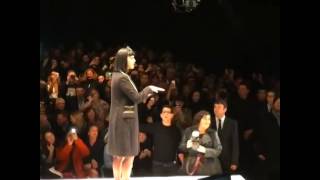 Katy Perry Shut the fck up  Moschino Runway Show [upl. by Trilley]