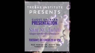 TREBAS Institute  Guest Speaker  Sam StAubin [upl. by Ijnek]