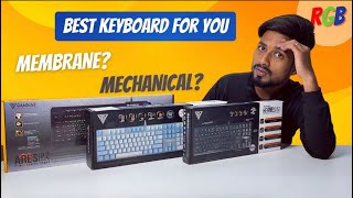 Keyboard Wars Mechanical vs Membrane Keyboards Explained [upl. by Aikkin838]