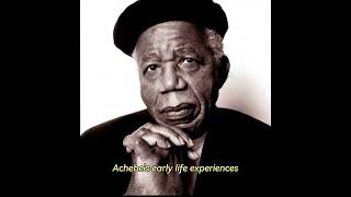 CHINUA ACHEBE A LEGEND OF AFRICAAN ICONA PACESETTER 💎 [upl. by Milde]