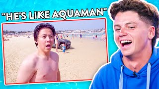 FUNNIEST Rescues  Bondi Lifeguard Reacts [upl. by Warner]