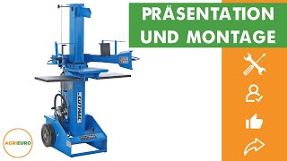 Produkt und Montagevideo Docma SVG1000 220 PLUS  Elektrischer Holzspalter [upl. by Thinia]