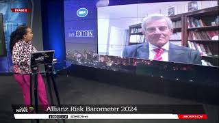 Allianz Risk Barometer 2024  Changes in legislation Azar Jammine weighs in [upl. by Tsan]