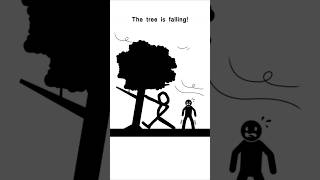 The tree is falling  gaming stickman draw2savestickman [upl. by Bertine]