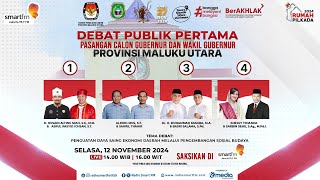 🔴LIVE Debat Publik Pertama Calon Gubernur dan Wakil Gubernur Provinsi Maluku Utara Tahun 2024 [upl. by Aiceila]