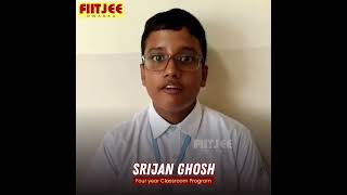 Srijan Ghoshs Journey with FIITJEE From Class 7 to Academic Excellence 🌟  FIITJEE Dwarka [upl. by Caines]