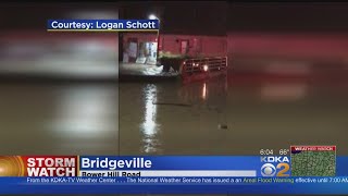 Bridgeville Cleaning Up After Storms Cause Severe Flooding [upl. by Aynatahs]