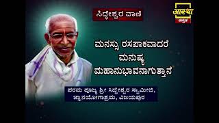 Siddheshwara Vani Motivational Quote 10 by Siddheswara Swamiji Vijayapura aasthakannada [upl. by Dincolo]