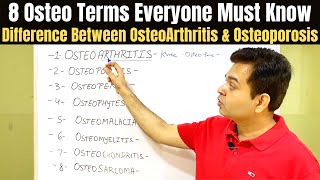 Osteophytes Osteopenia Osteoporosis Osteomalacia Osteomyelitis Bone Related Diseases MUST KNOW [upl. by Atniuqal599]