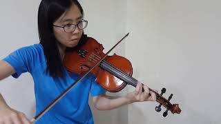 Kreutzer Violin Etude No35 Student Sylvia Li [upl. by Nylssej906]