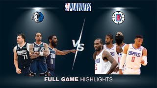 Dallas Mavericks Vs LA Clippers  GAME 3  Luka Kyrie Irving amp Paul George Leonard Harden  RECAP [upl. by Ahsennek]