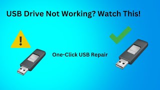 How to Restore a Corrupt USB Drive  Full Tutorial [upl. by Knipe123]