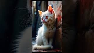 The kitten is waiting for its owner to come back to pick it up cat foryou catlover kitten [upl. by Neddy106]