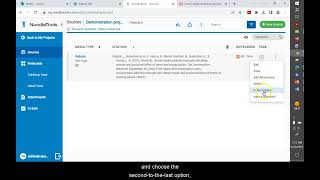 How to create an in text citation for a source using Noodle Tools [upl. by Eiramanel]