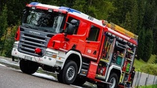 Mezzi Vigili Del Fuoco Trentino  Tributo VVF migliori camion dei pompieri [upl. by Arerrac]