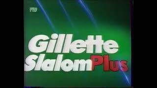 Реклама Gillette Slalom Plus 1995 RU [upl. by Pen]