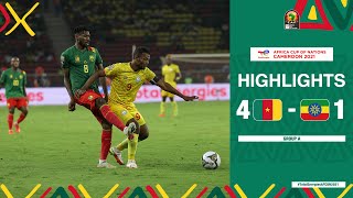 Cameroon 🆚 Ethiopia Highlights  TotalEnergiesAFCON2021  Group A [upl. by Zehc]