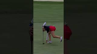 Nelly Korda NAILS the birdie putt on Hole No 5 👏🏌🏽‍♀️ [upl. by Laurette629]