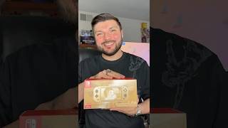 Unboxing the Nintendo Switch Lite Hyrule Edition nintendo nintnedoswitch zelda [upl. by Paddy494]