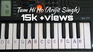 Tum hi ho easy piano tutorial [upl. by Bovill]