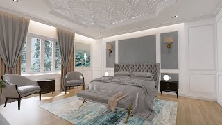 MINIMALIST MODERN BEDROOM DESIGN IDEA SMALL BEDROOM DESIGN SPACE 70 [upl. by Oiceladni]