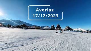 Avoriaz 17 décembre 2023 [upl. by Sewoll]